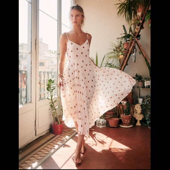 🆕 Sézane Nissa Dress Sz 38 - Picture 6 of 8